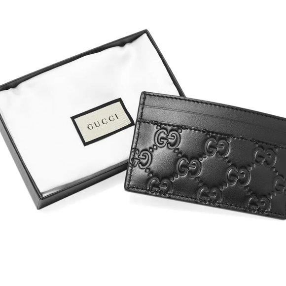 Gucci Interlocking GG Card Case in Black NEW IN BOX - Picture 3 of 3